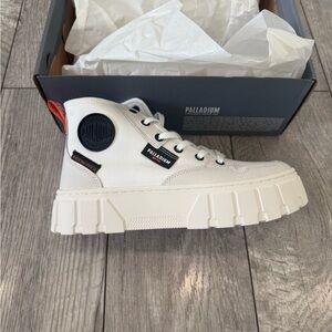 Palladium White High-Top Sneakers